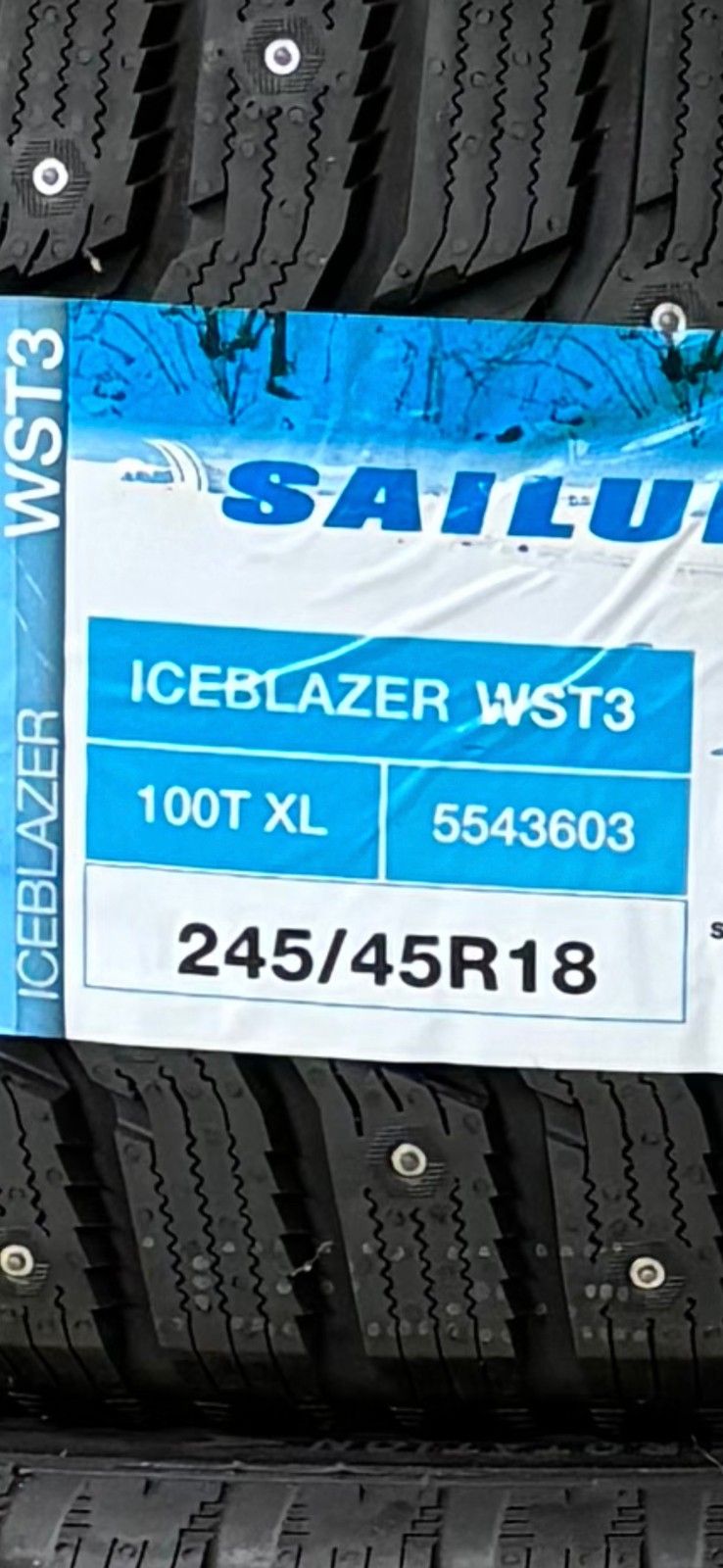 Nastarenkaat Sailun Iceblazer WST3 245/45R18