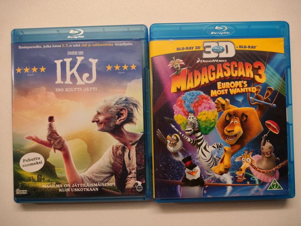 Madagascar 3 ja Iso kiltti jätti Bluray