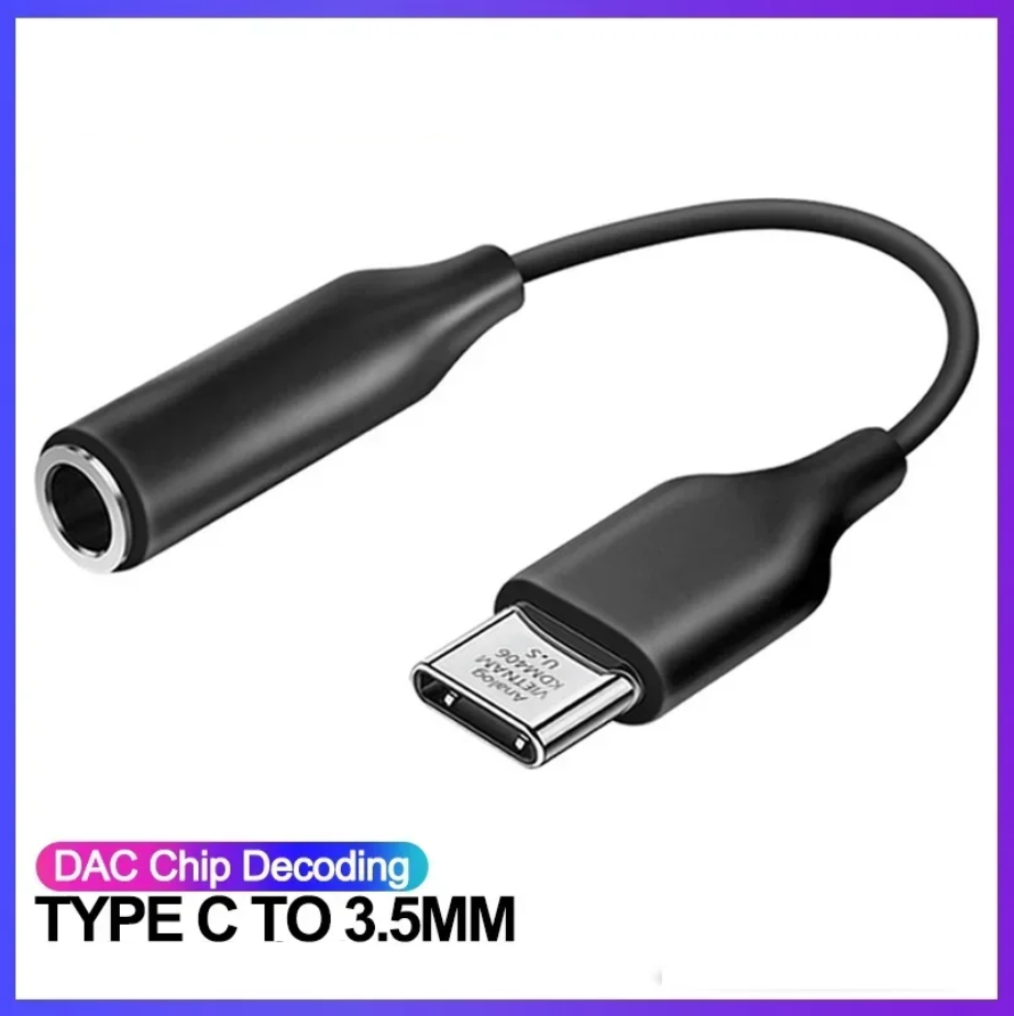 Kuulokeadapteri USB-C to 3.5mm DAC UUSI