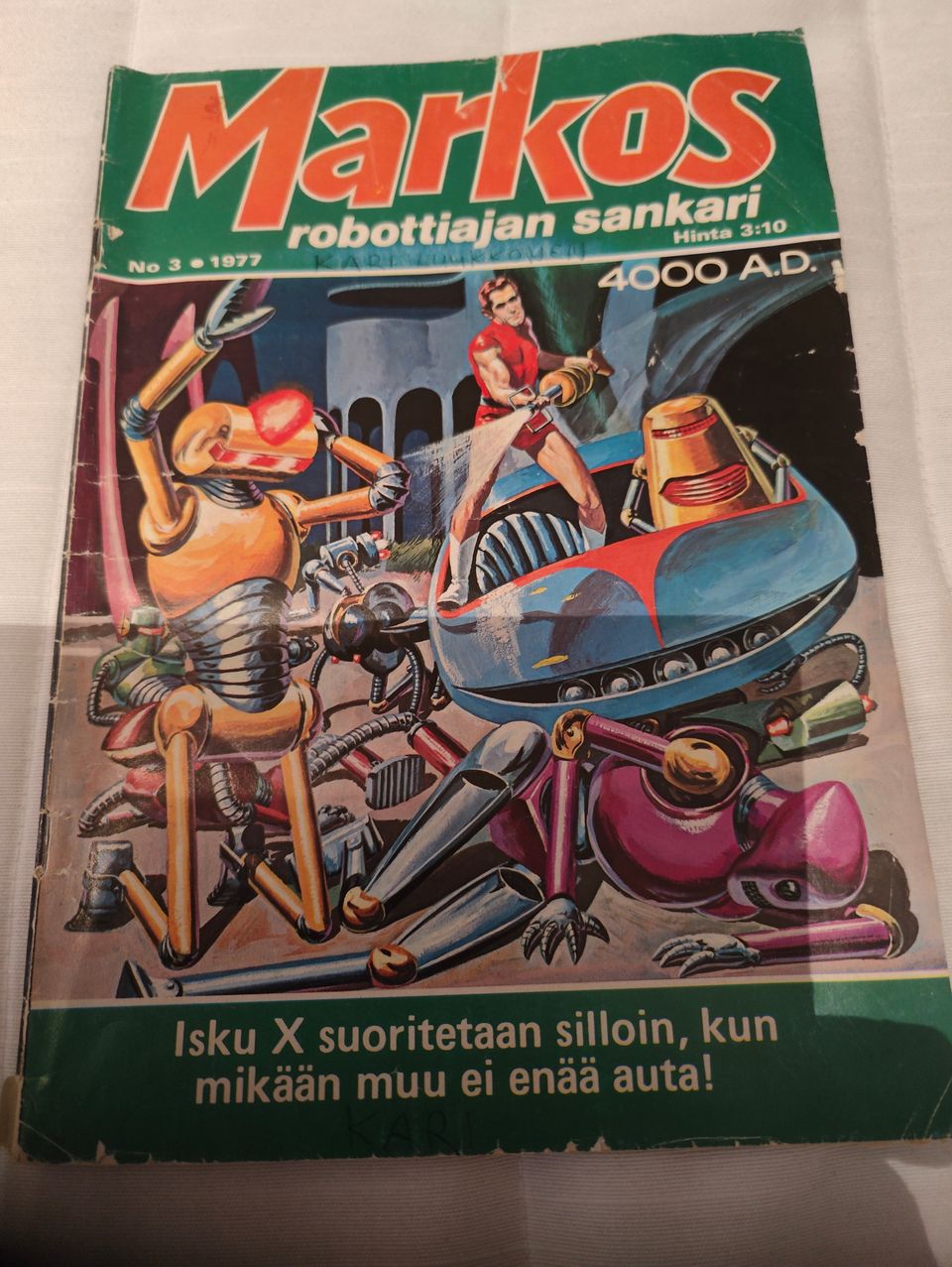 Markos robottiajan sankari