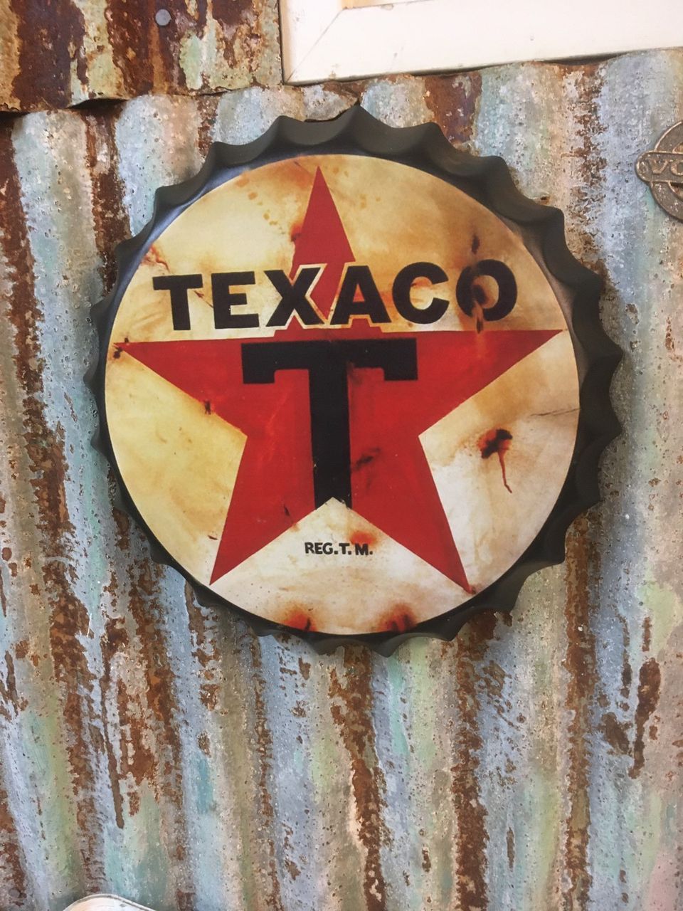 Texaco peltikyltti