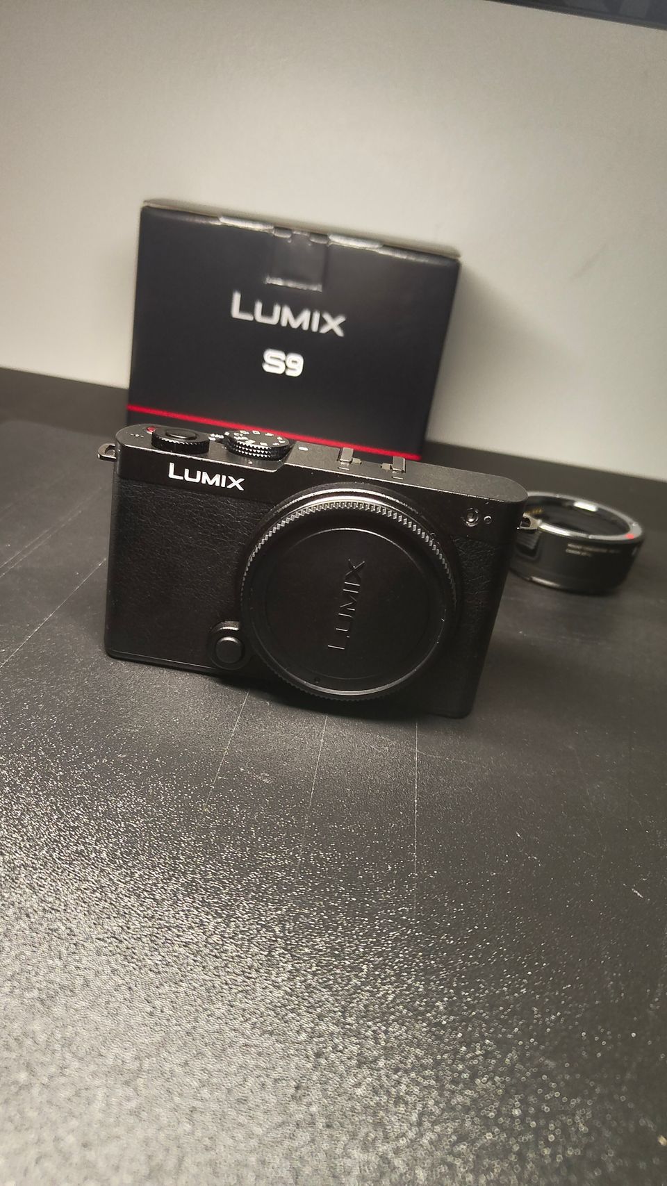 Lumix S9 + Sigma MC-21 + Canon 50mm