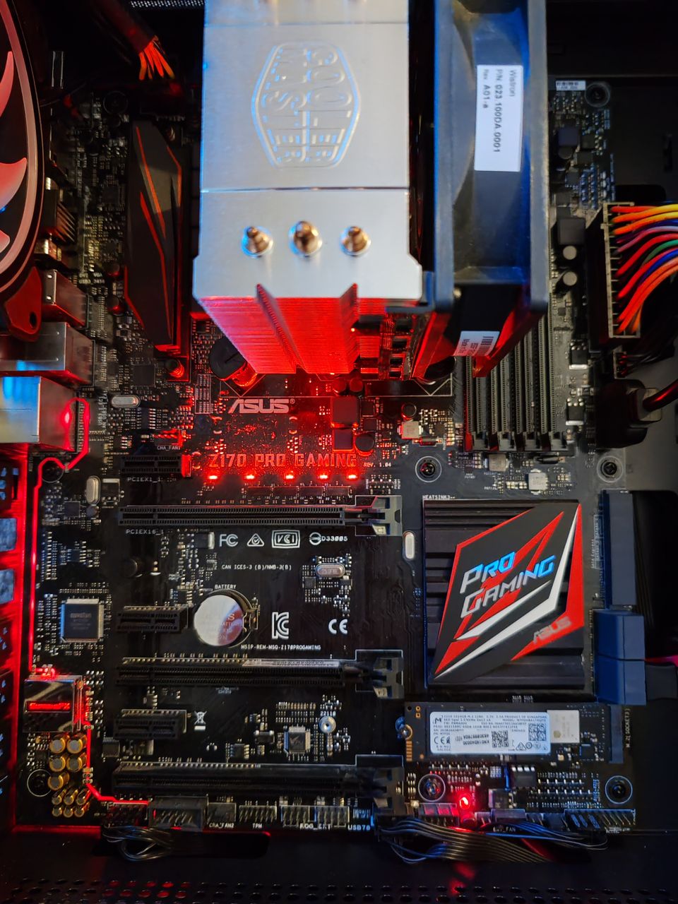 Z170 pro gaming + i5 7400