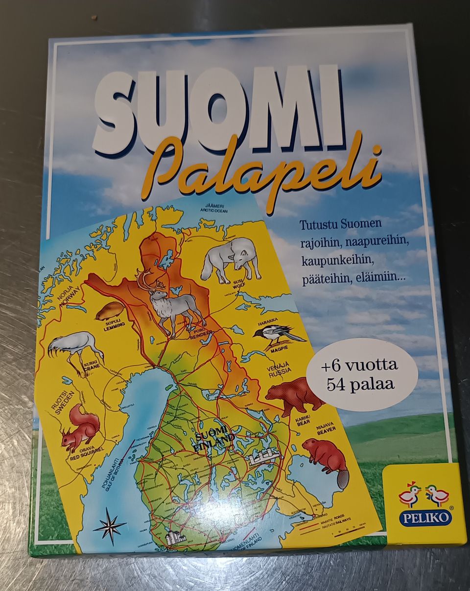 Suomi- ja aakkoset palapeli