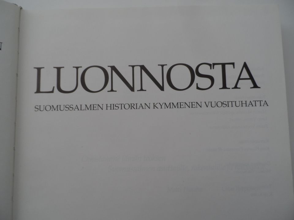 Leipä luonnosta Suomussalmen historian kymmenen vuosituhatta