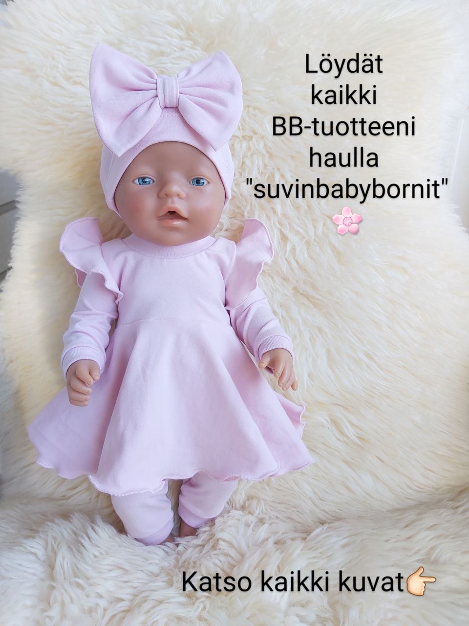 Baby Born mekko,housut ja pipo/ voidaan myydä erikseen