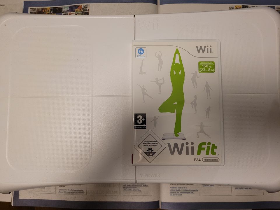 Wii tasapainolauta ja wii fit peli