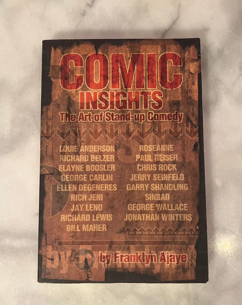 Comic Insights: The Art of Stand-Up Comedy -kirja (koomikot, näyttelijät)