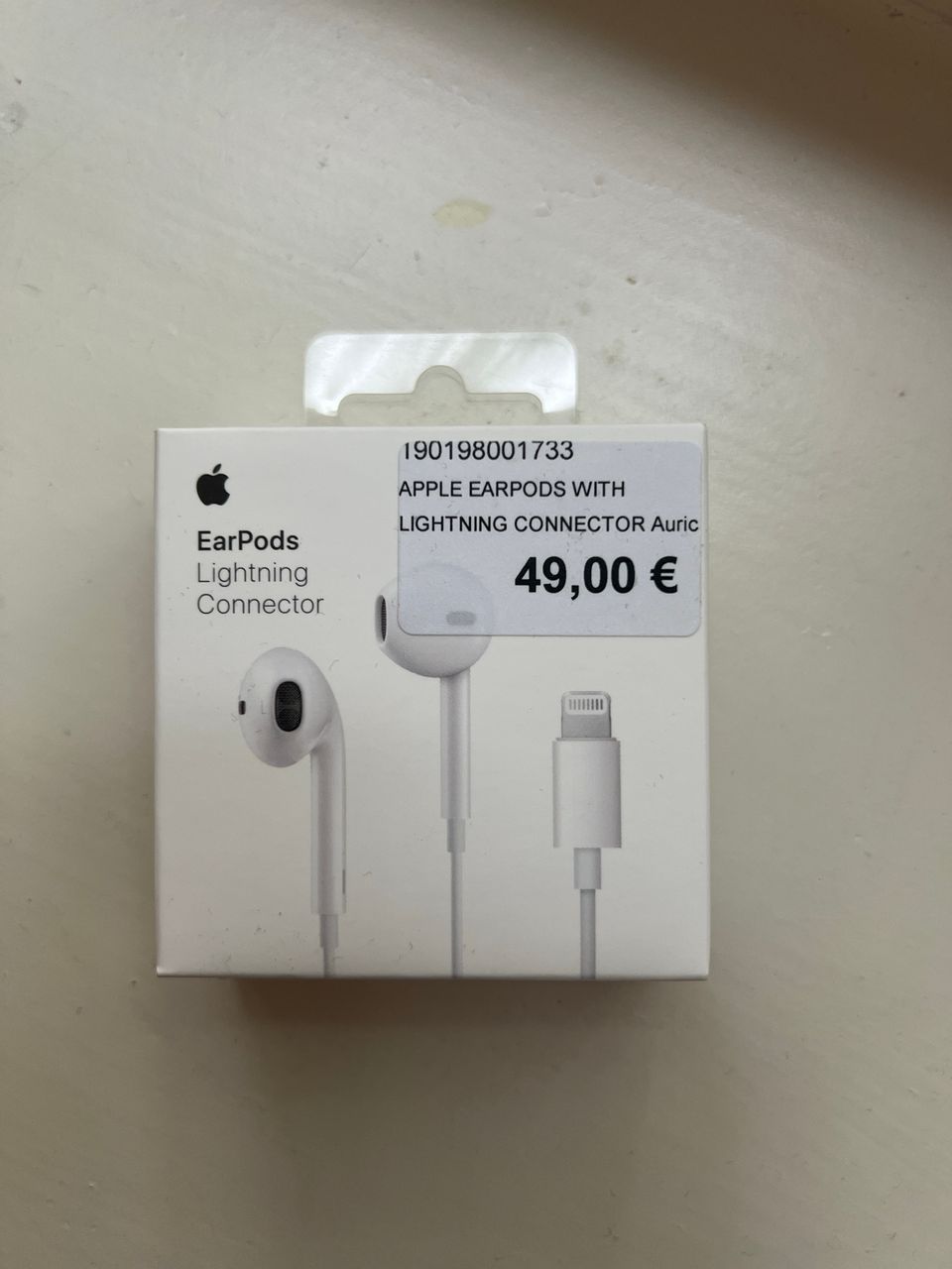 Apple EarPods kuullokkeet lightning liitynnällä