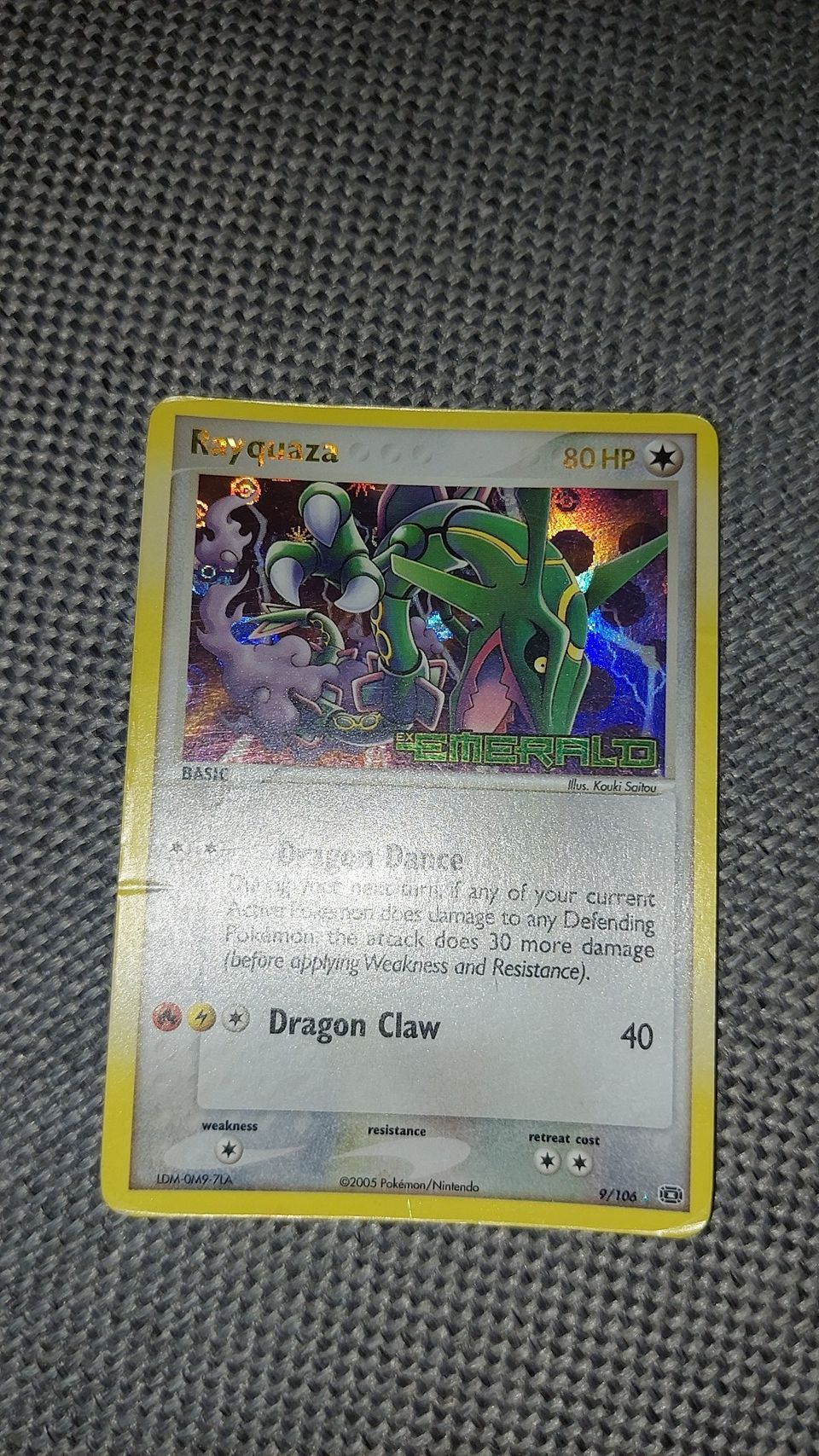 Rayquaza Reverse Holo 9/104