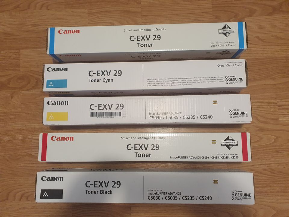 Canon C-EXV 29 väripanossarja