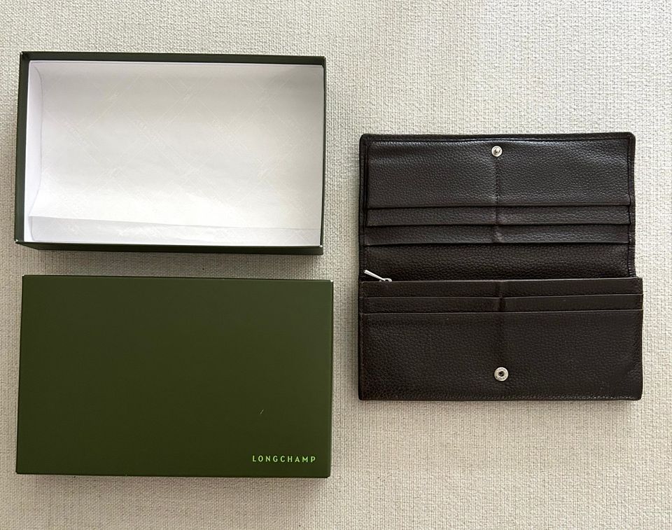 Longchampin lompakko LE FOULONNÉ CONTINENTAL WALLET