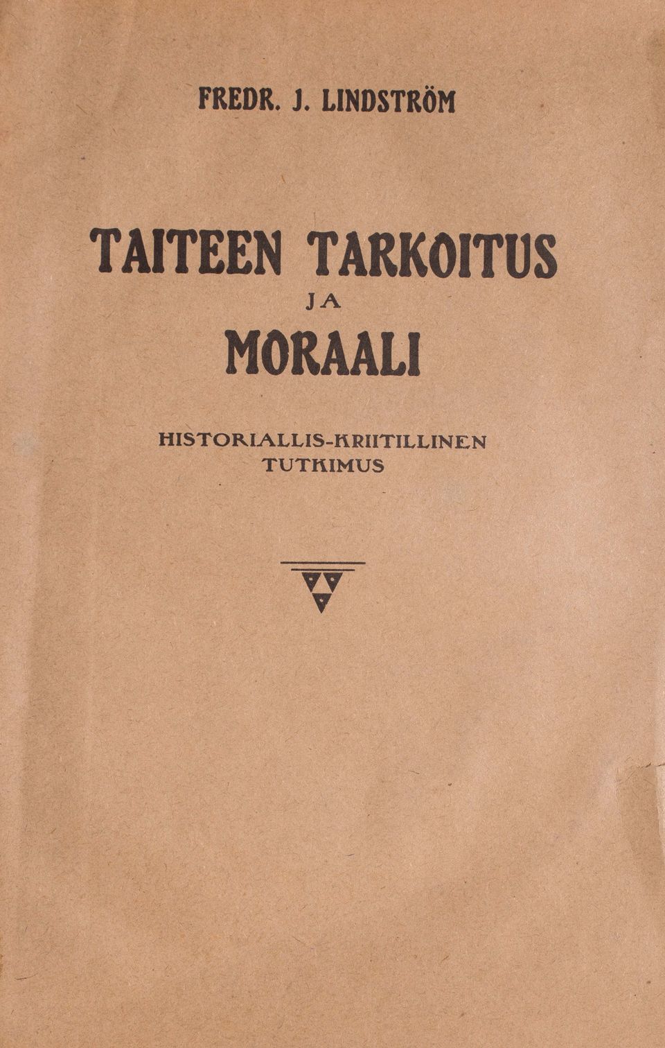 Taiteen tarkoitus ja moraali