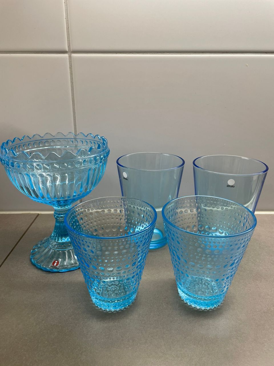 Iittala lasi ja kulho