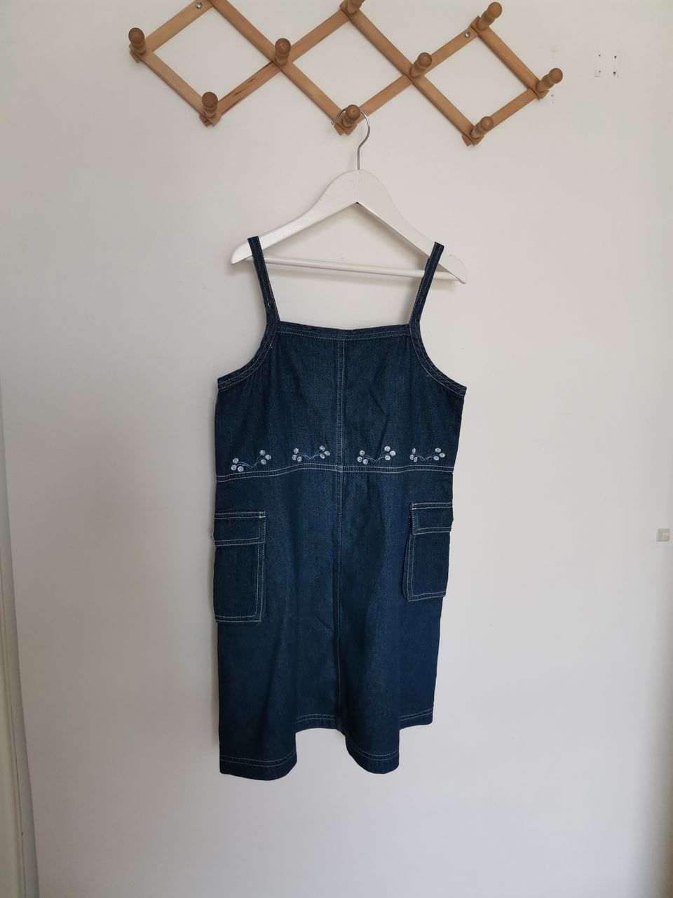 Laura Ashley denim mekko, 128 cm