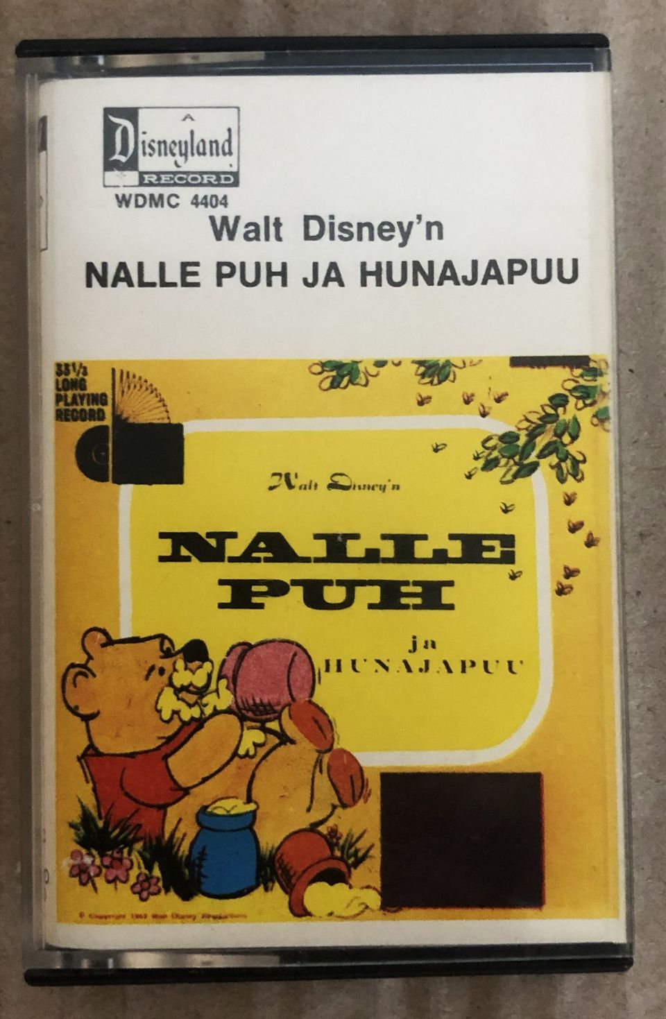 C-KASETTI WALT DISNEY'N NALLE PUH JA HUNAJAPUU, FILMIÄÄNITYS