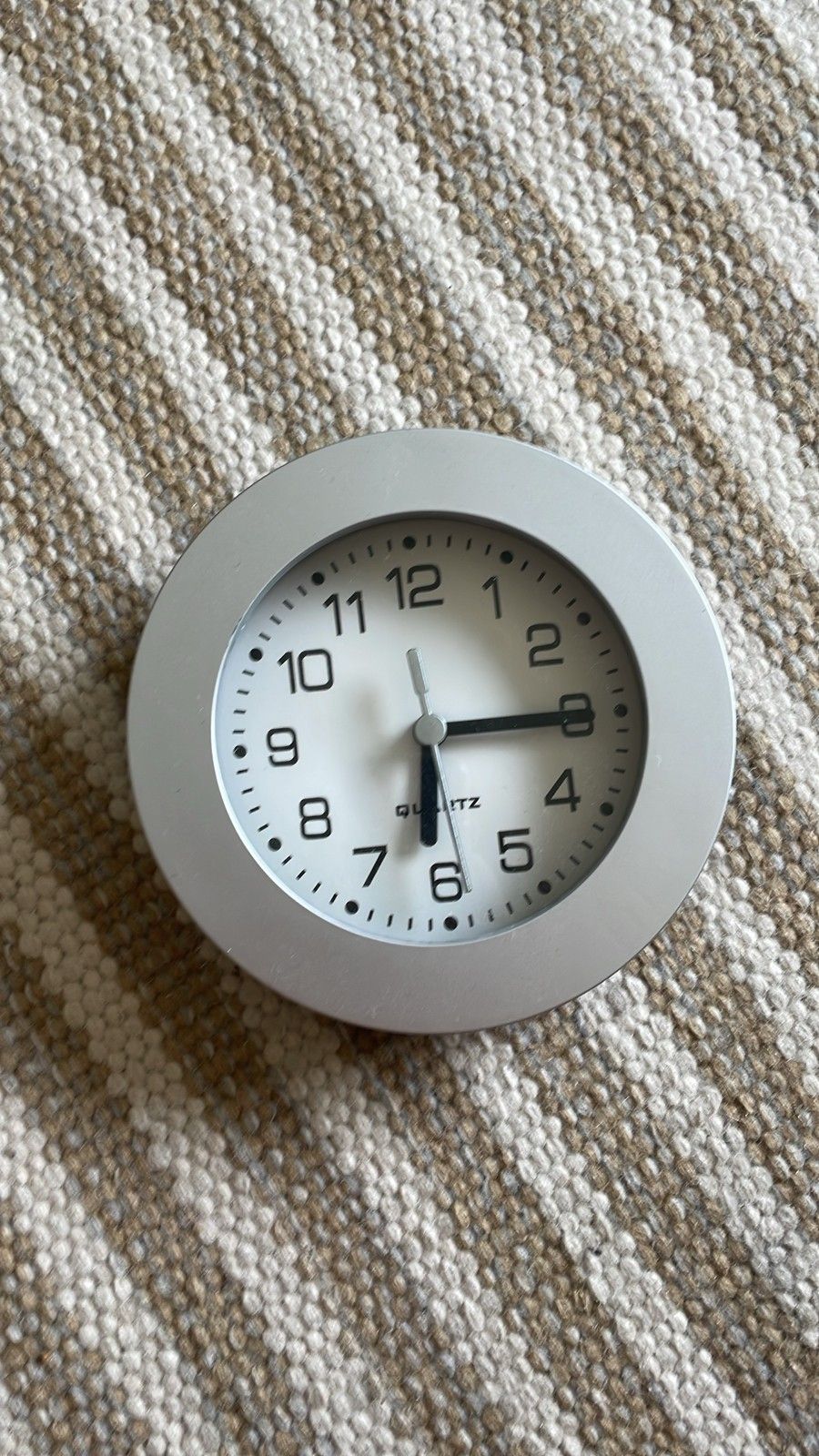 Silver clock