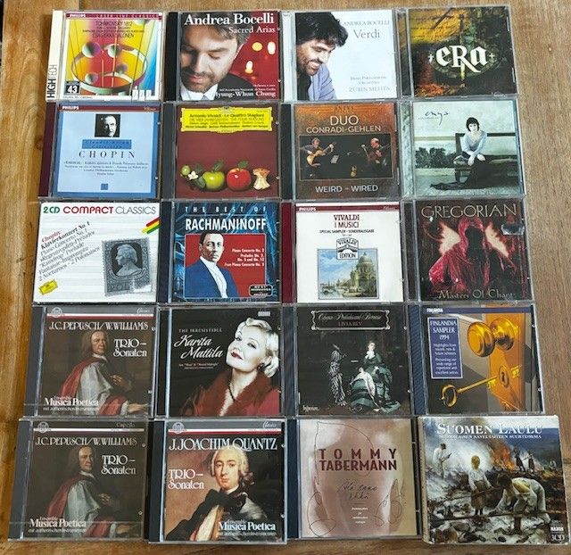 Klassista musiikkia 24 cd levyä