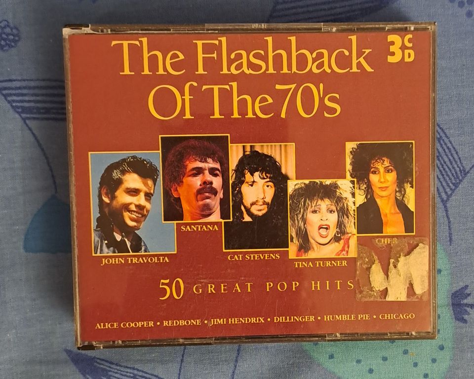 The Flashback of the 70's sis 3 cd:tä