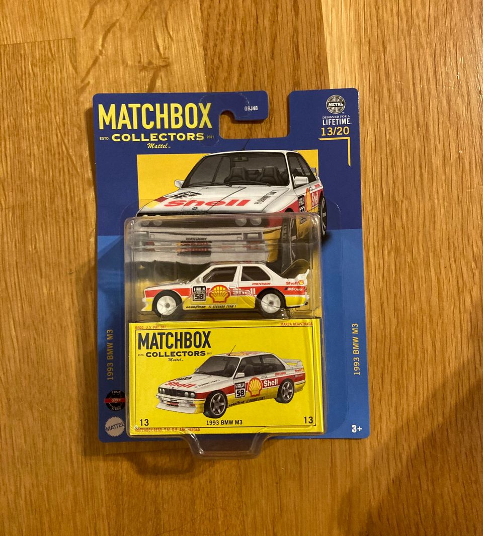 Matchbox collectors 1993 BMW M3 -pikkuauto