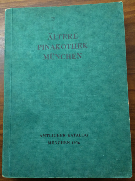 Taidemuseon Alte (Ältere) Pinakothek katalogi v. 1935