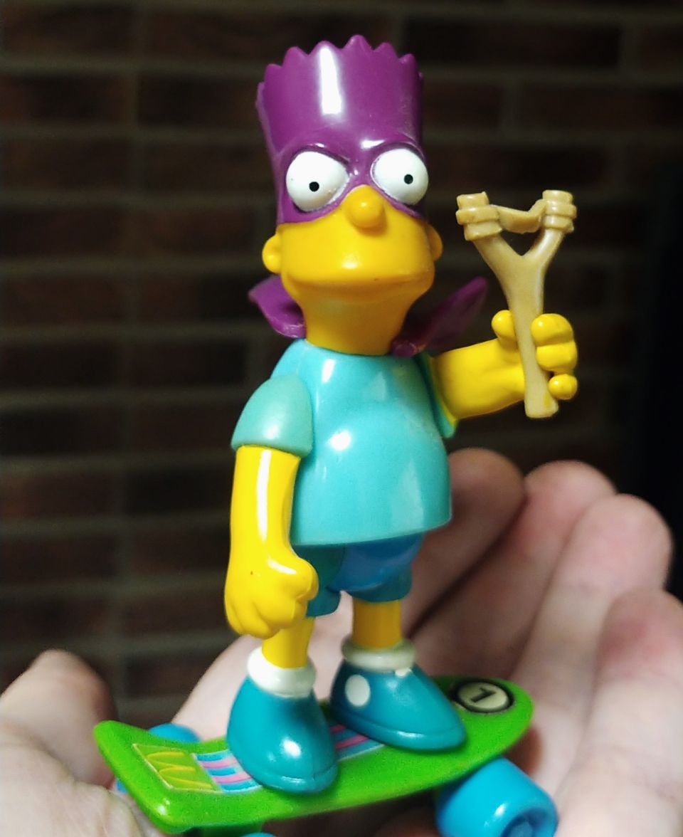 Bart simpson (bartman) vintage 1990 Mattel