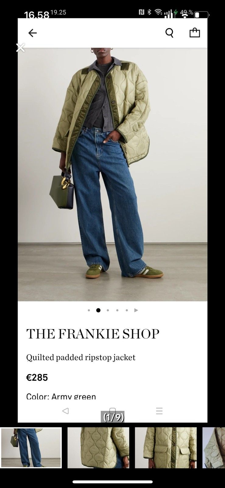 Toppatakki The Frankie Shop