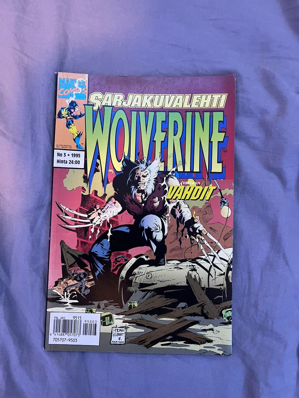 Wolverine no 3 1995 sarjakuva