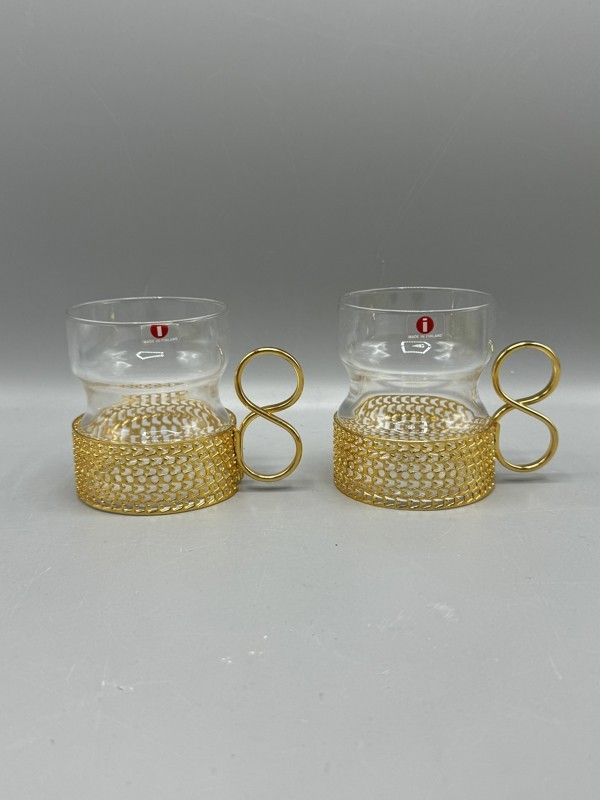 Iittala Tsaikka 24 karaatti kuumajuoma lasi