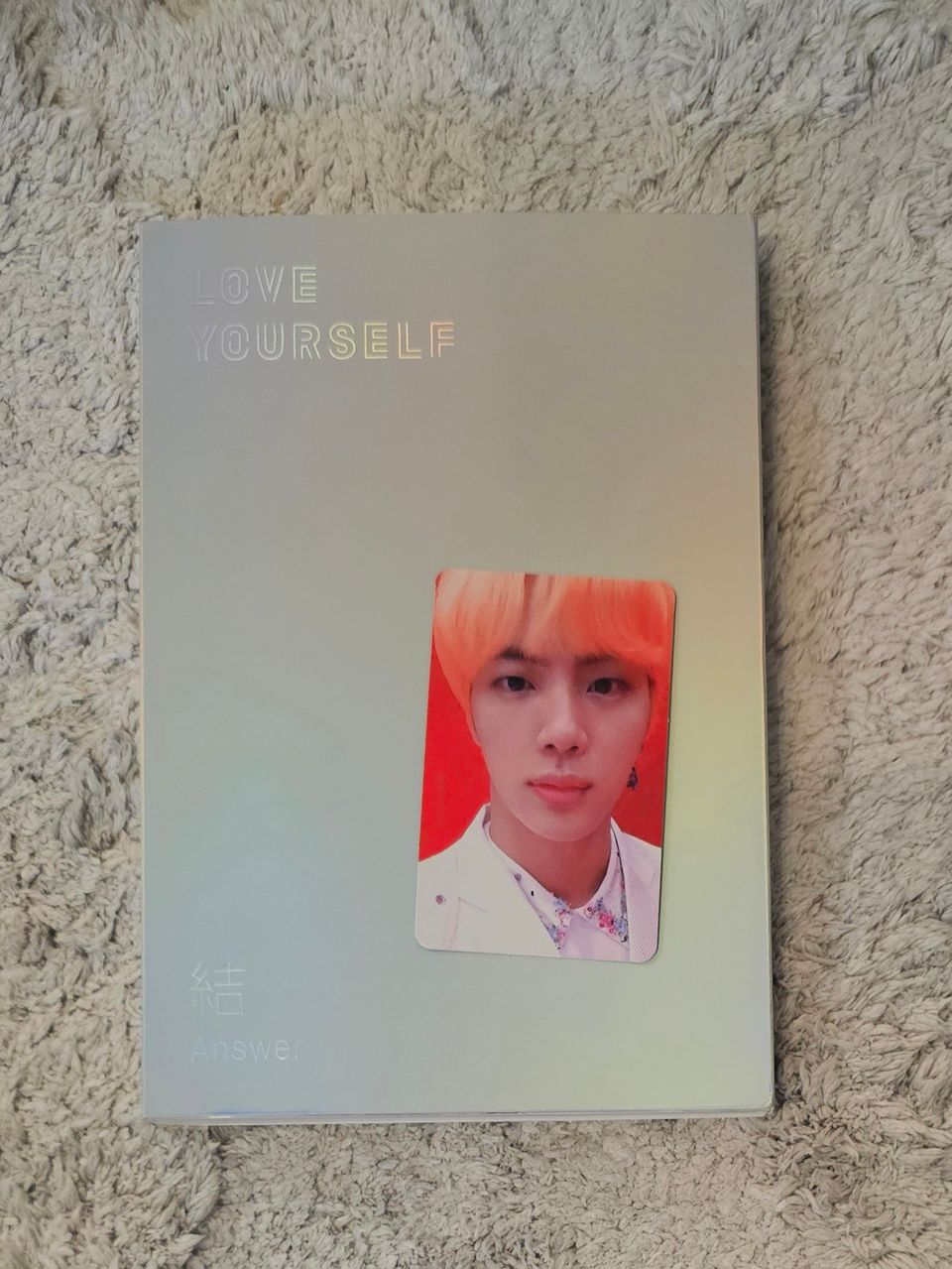 BTS Love Yourself Answer -albumi ja Jin pc