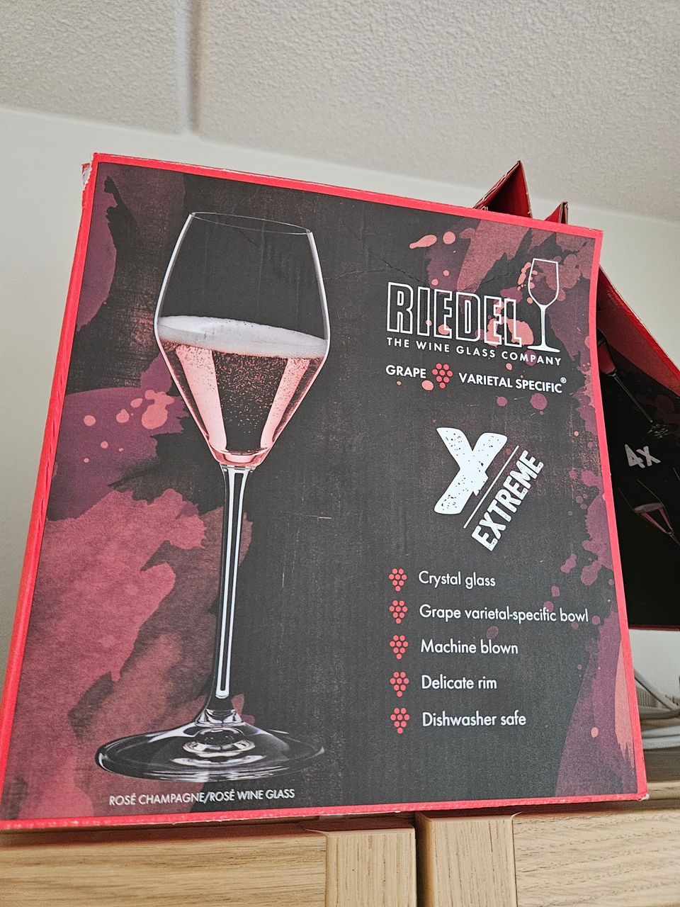 Riedel Extreme Rosé Champagne lasit 3kpl