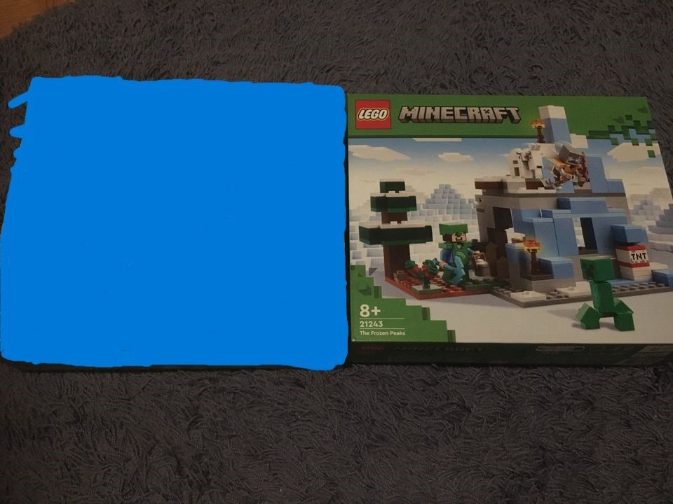 Uusi ja avaamaton Lego Minecraft 21243 The Frozen Peaks