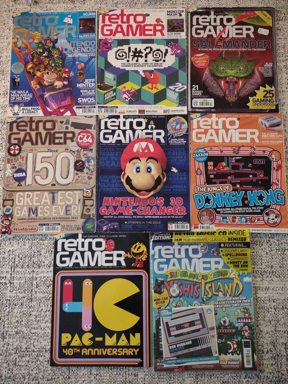 Retro Gamer lehtiä 8 kpl