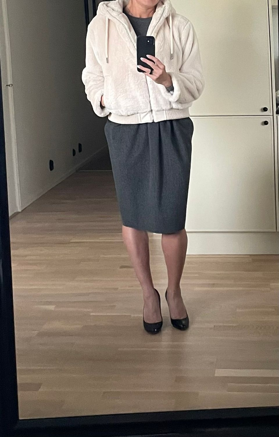 Zara luonnonvalkoinen teddytakki, XS