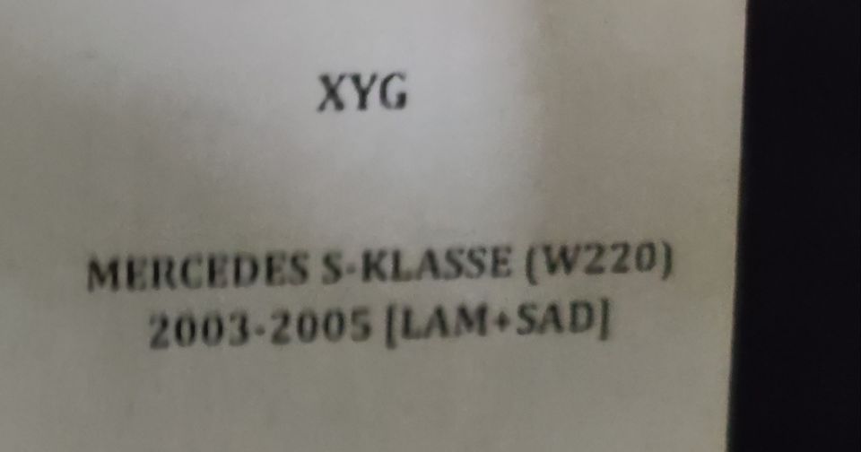 Mercedes-benz s-klasse (W220) 2003-2005