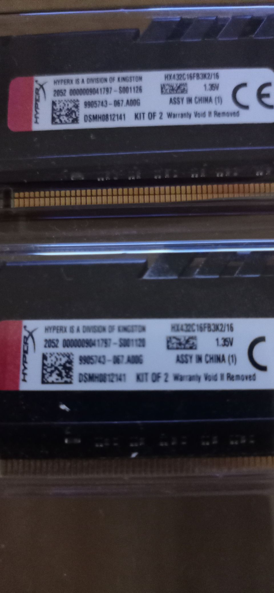 Kingston Hyperx fury DDR4 2X8 G KIT