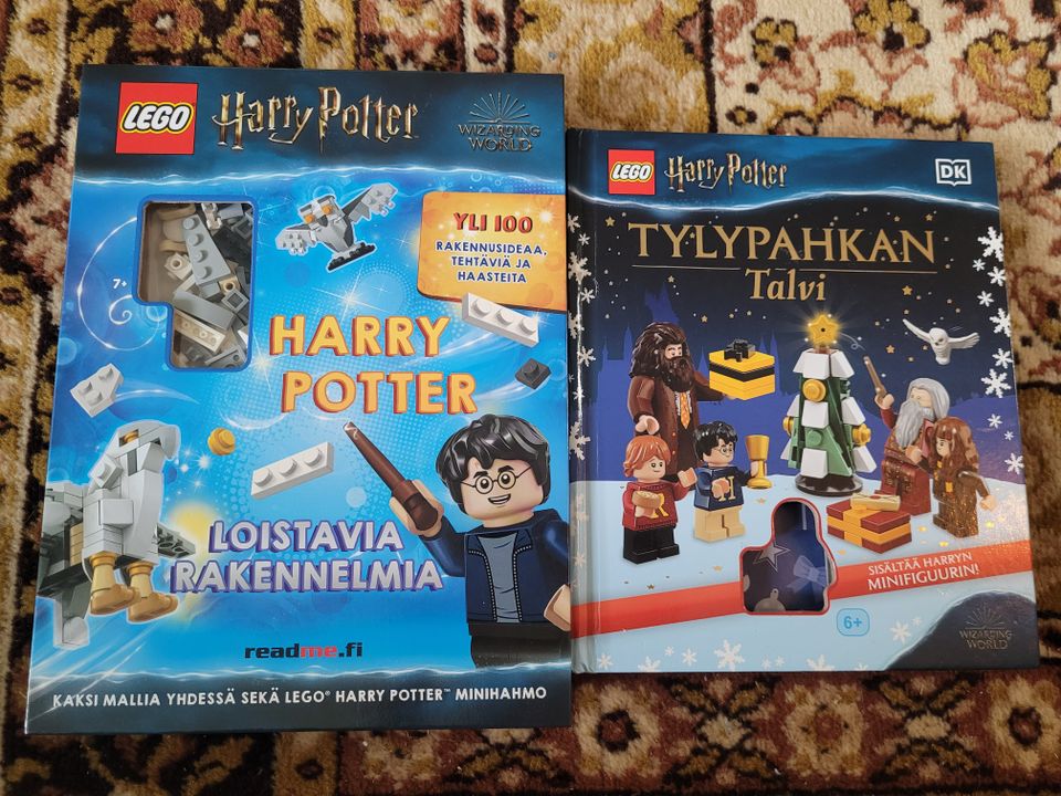 Lego Harry Potter-ohje tms kirjat ja lintulego