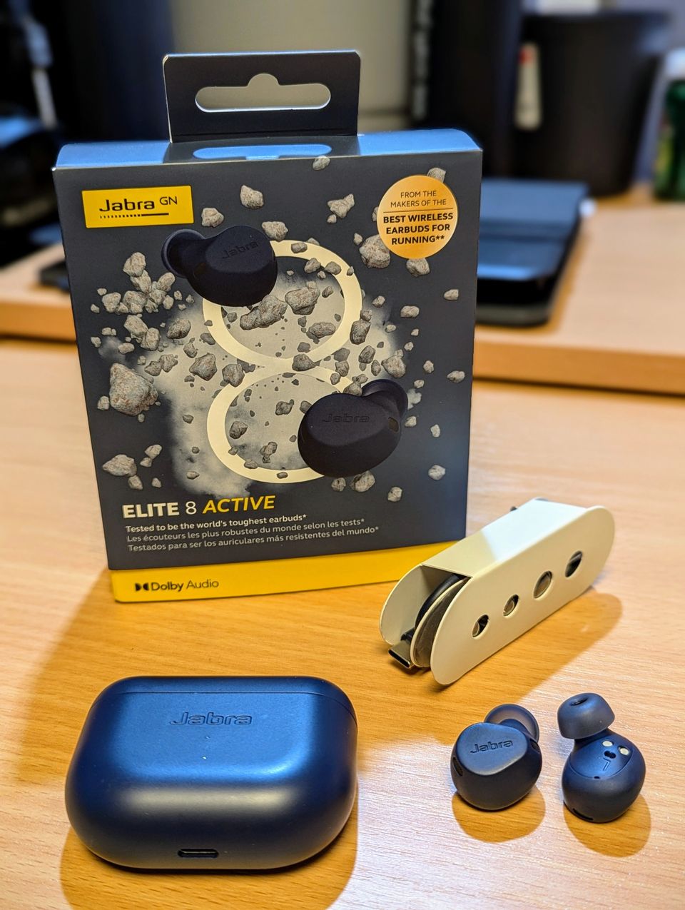 Jabra Elite 8 Active vastamelunappikuulokkeet, sininen