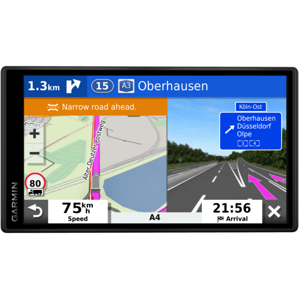 Garmin dezl LGV500 -rekkanavigaattori, Musta