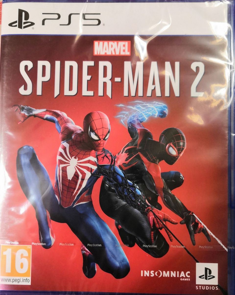 Uusi / avaamaton PS5 spider-man 2 peli