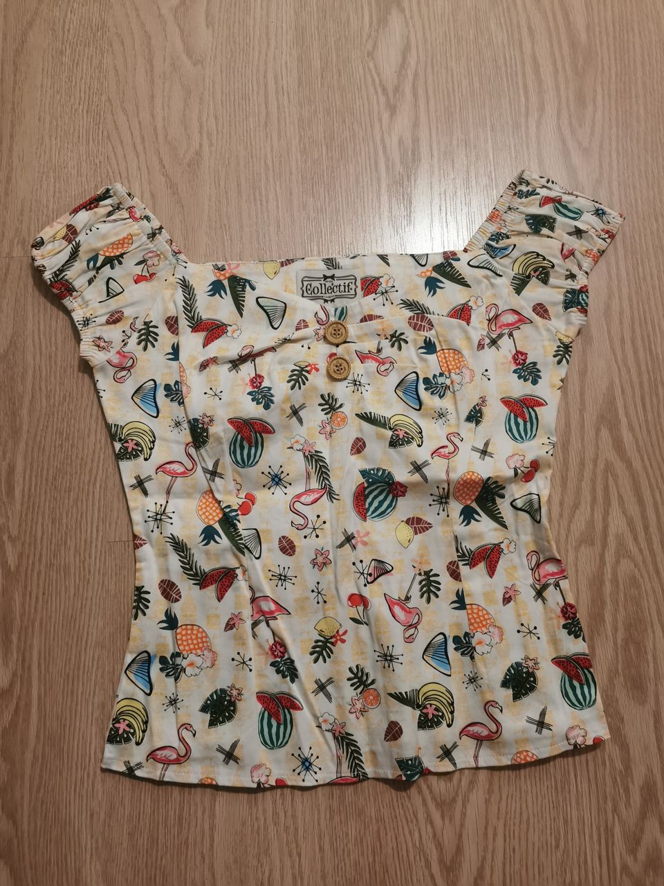 Collectif Vintage Dolores toppi rantakuosi koko M