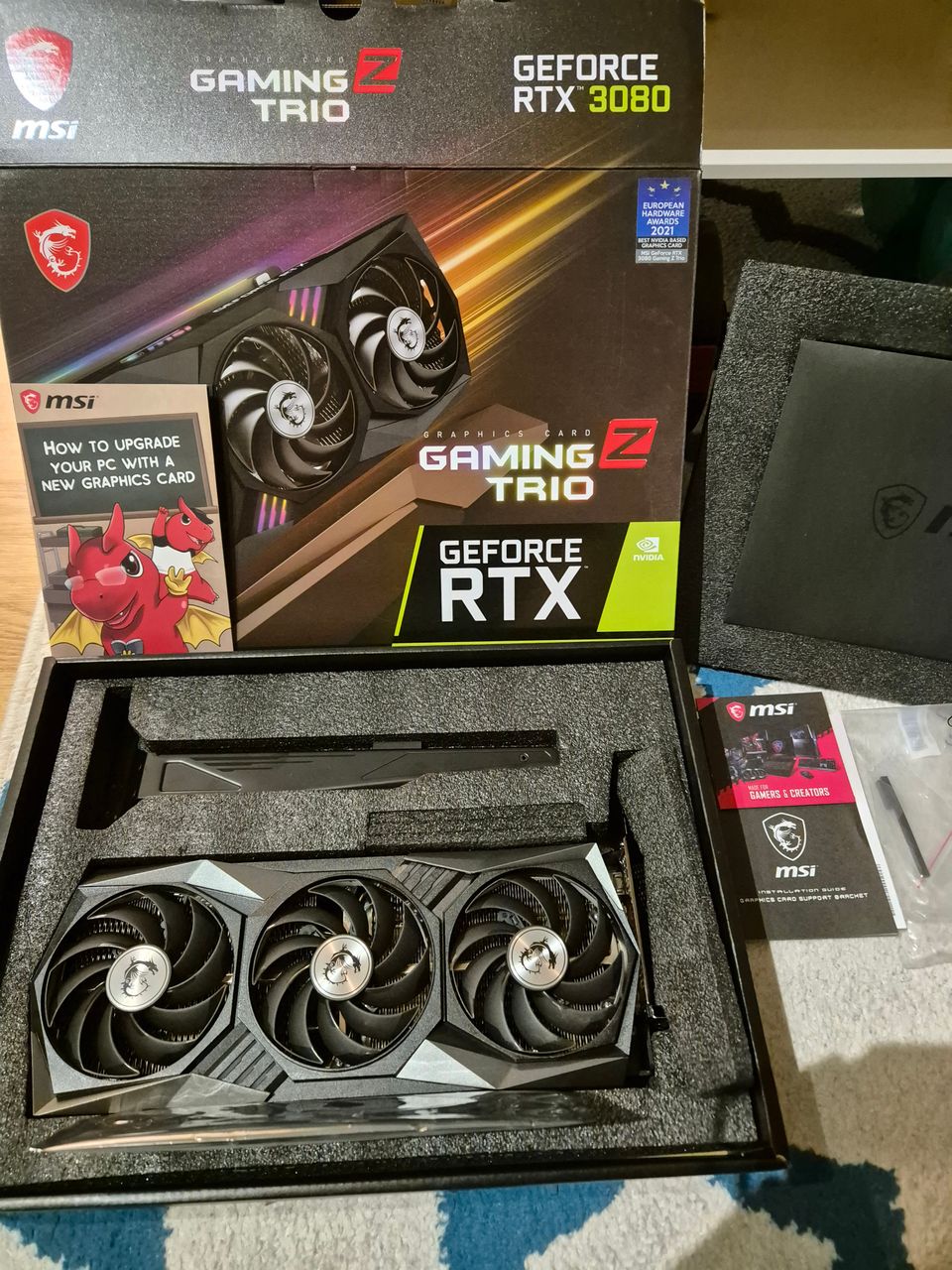 Myydään MSI Gaming Z Trio RTX 3080, Vantaa