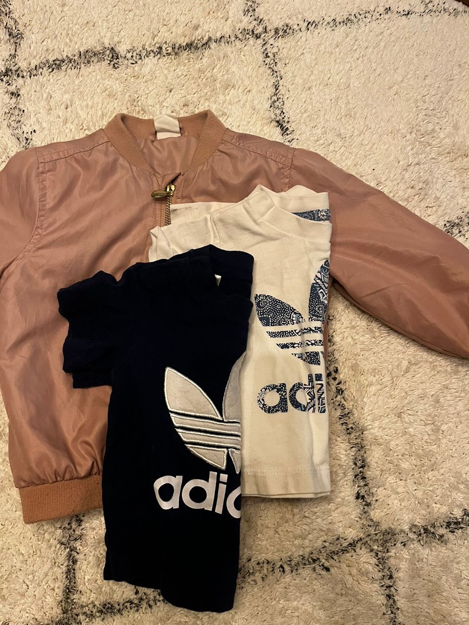 Adidas t-paidat +bomber takki