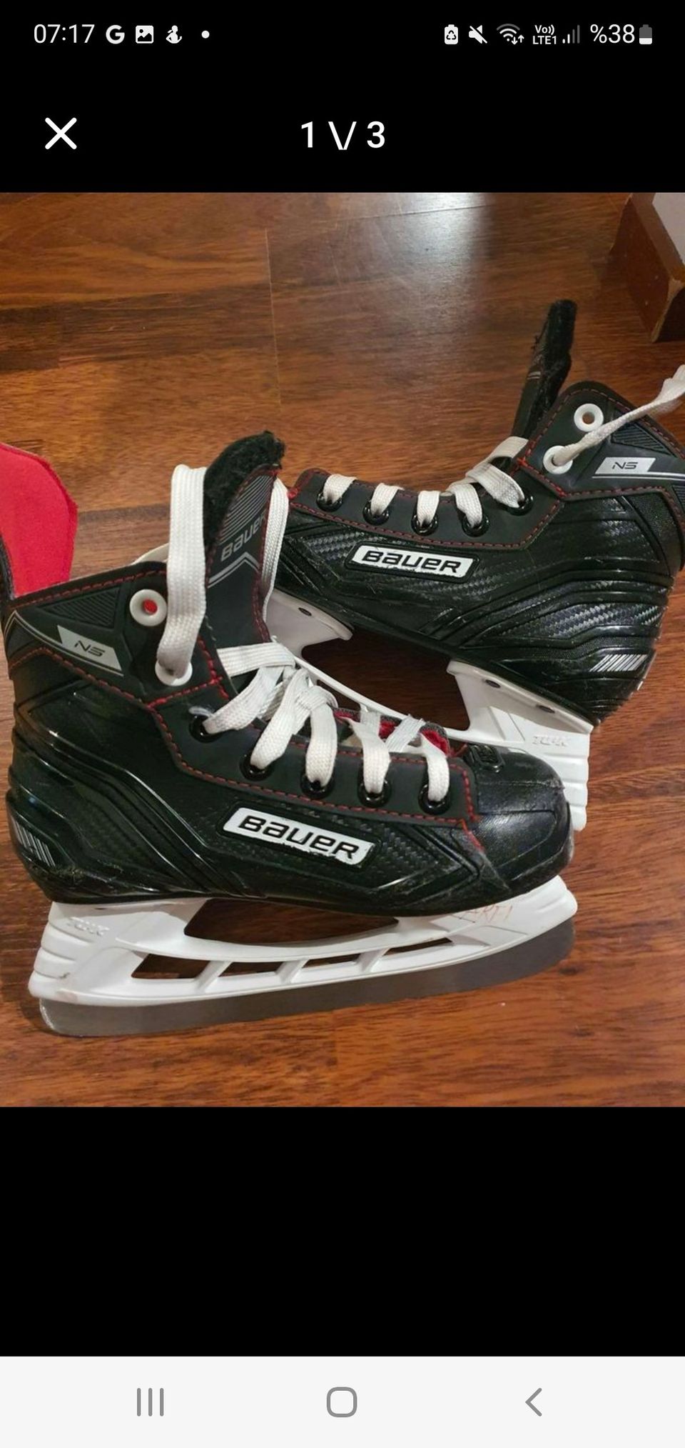 Bauer luistimet koko 32