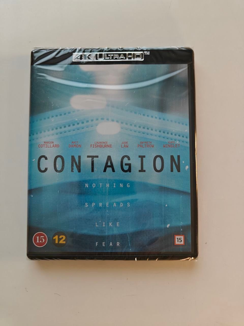 Contagion 4K UHD + Blu-ray (uusi, muoveissa)