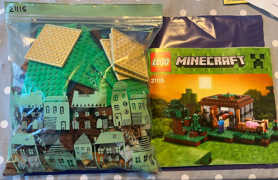 Lego minecraft 21115 ensimmäinen yö