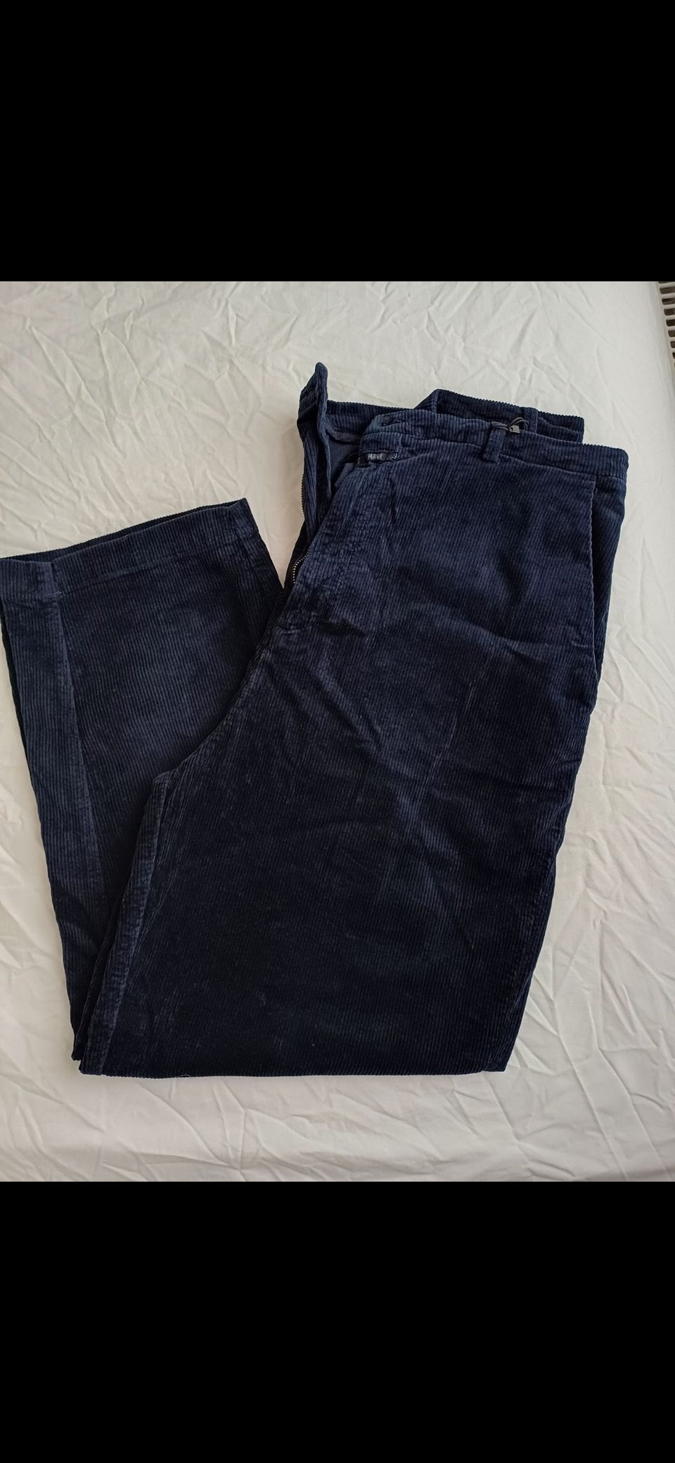 Velvet navy pants