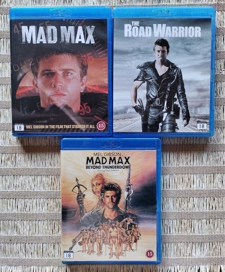 3 kpl Mad Max