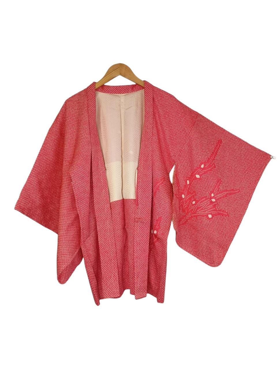 Vintage silkkihaori, kimonotakki