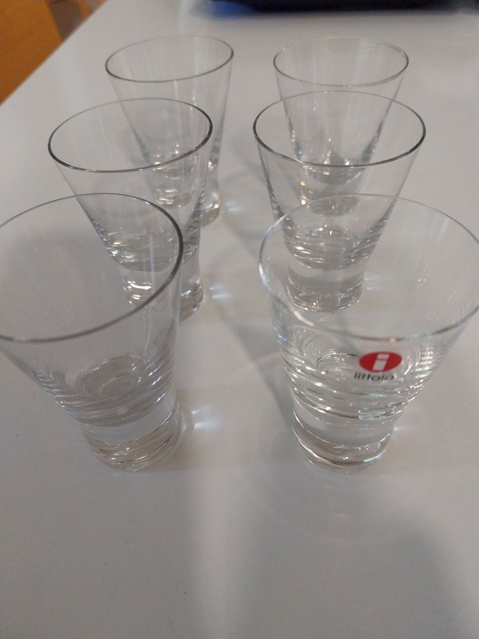 Iittala Aarne snapsilasit 6 kpl